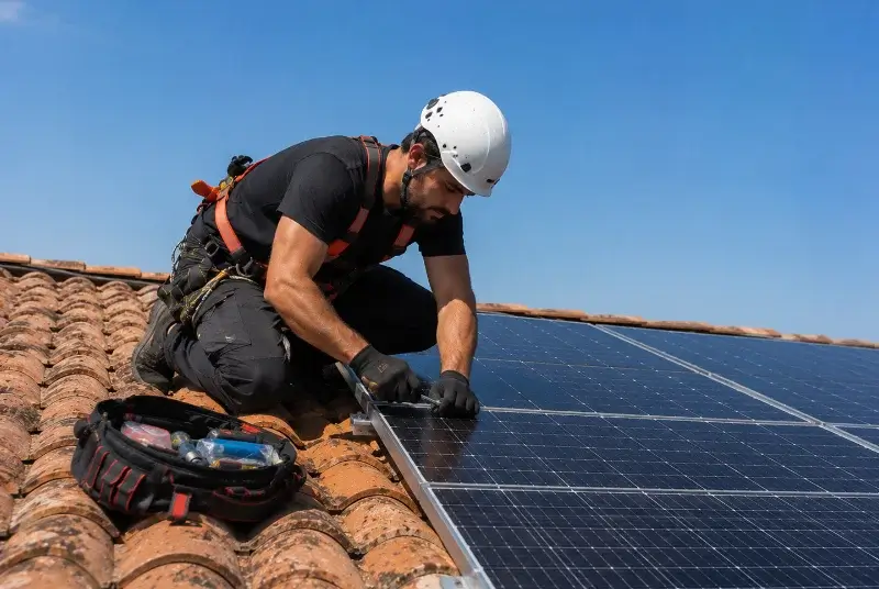 Maintenance et monitoring de panneaux solaires à Baillargues