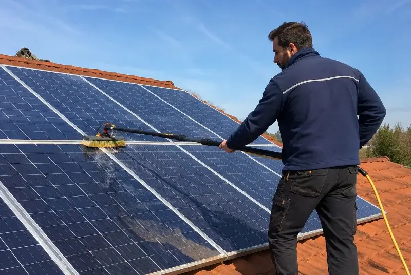 Nettoyage et entretien de panneaux solaires à Baillargues